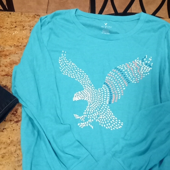 American Eagle 🦅 Jeans And Long Sleeved T-shirt Lot - Picture 3 of 7